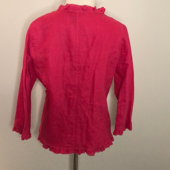 Multiples Hot Pink Open Front Jacket size SP - Picture 7 of 12